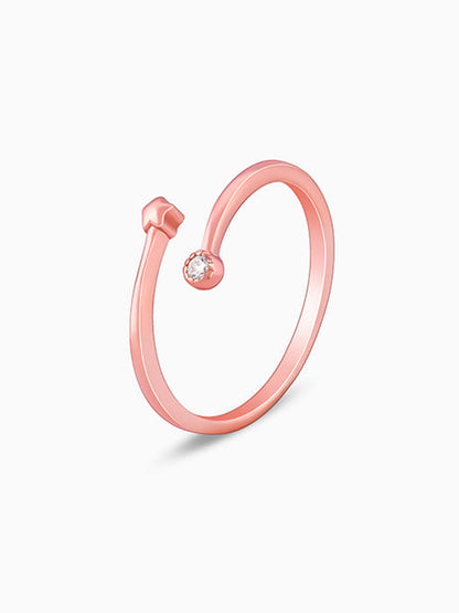 Rose Gold Starlit Ring