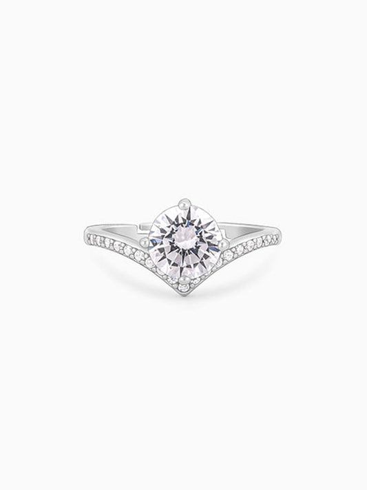 Silver Princesa Vanki Ring