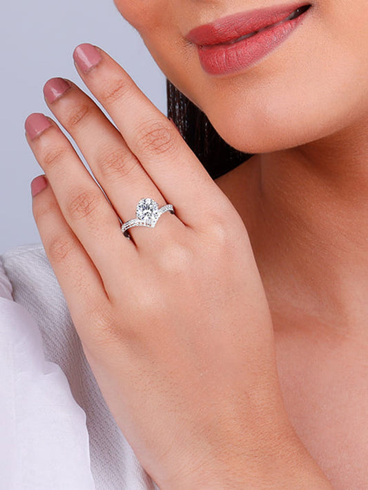 Silver Princesa Vanki Ring