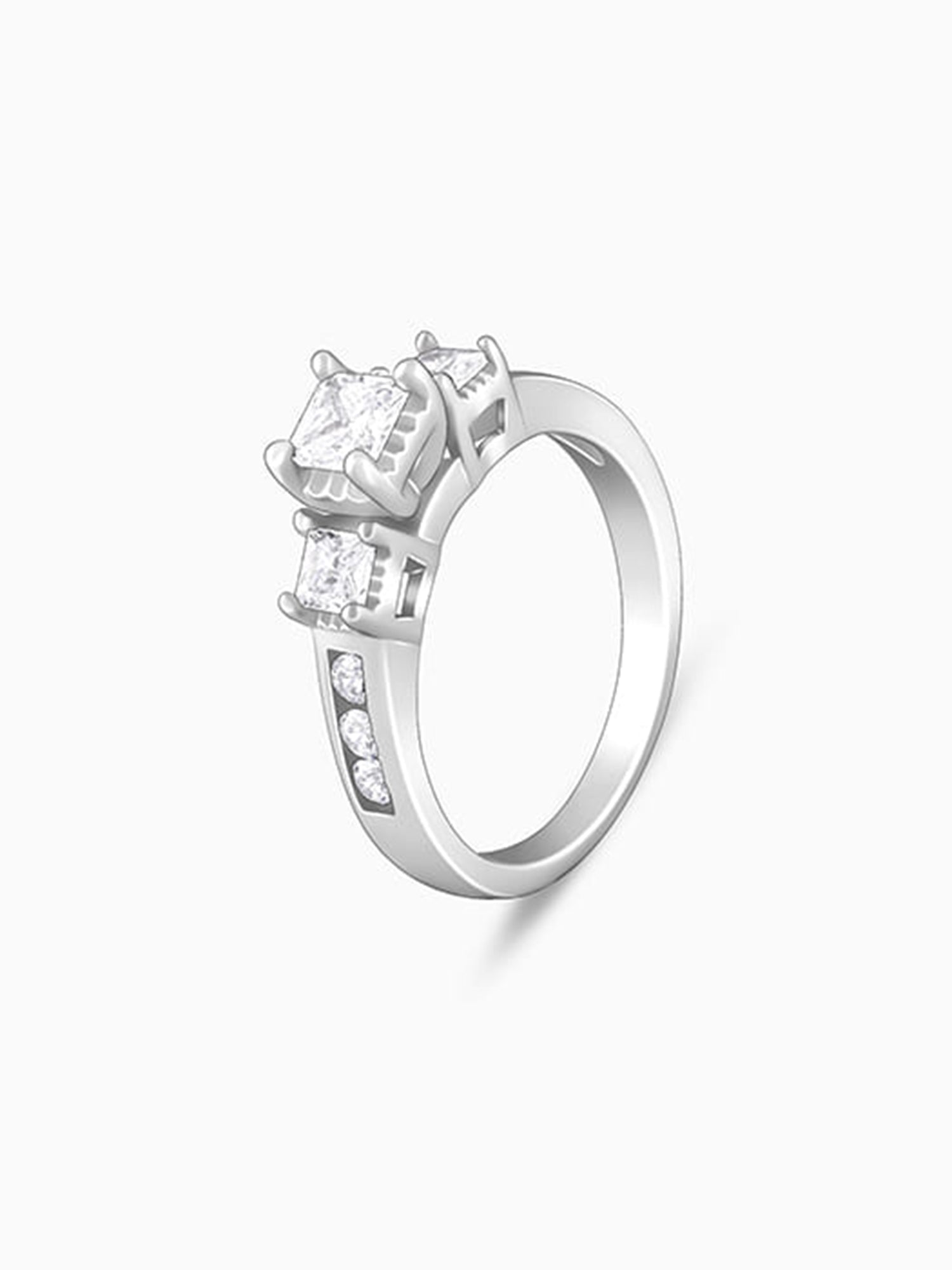 Silver Quadrilateral Ring