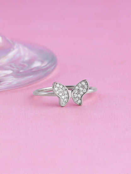 Silver Dione Butterfly Ring
