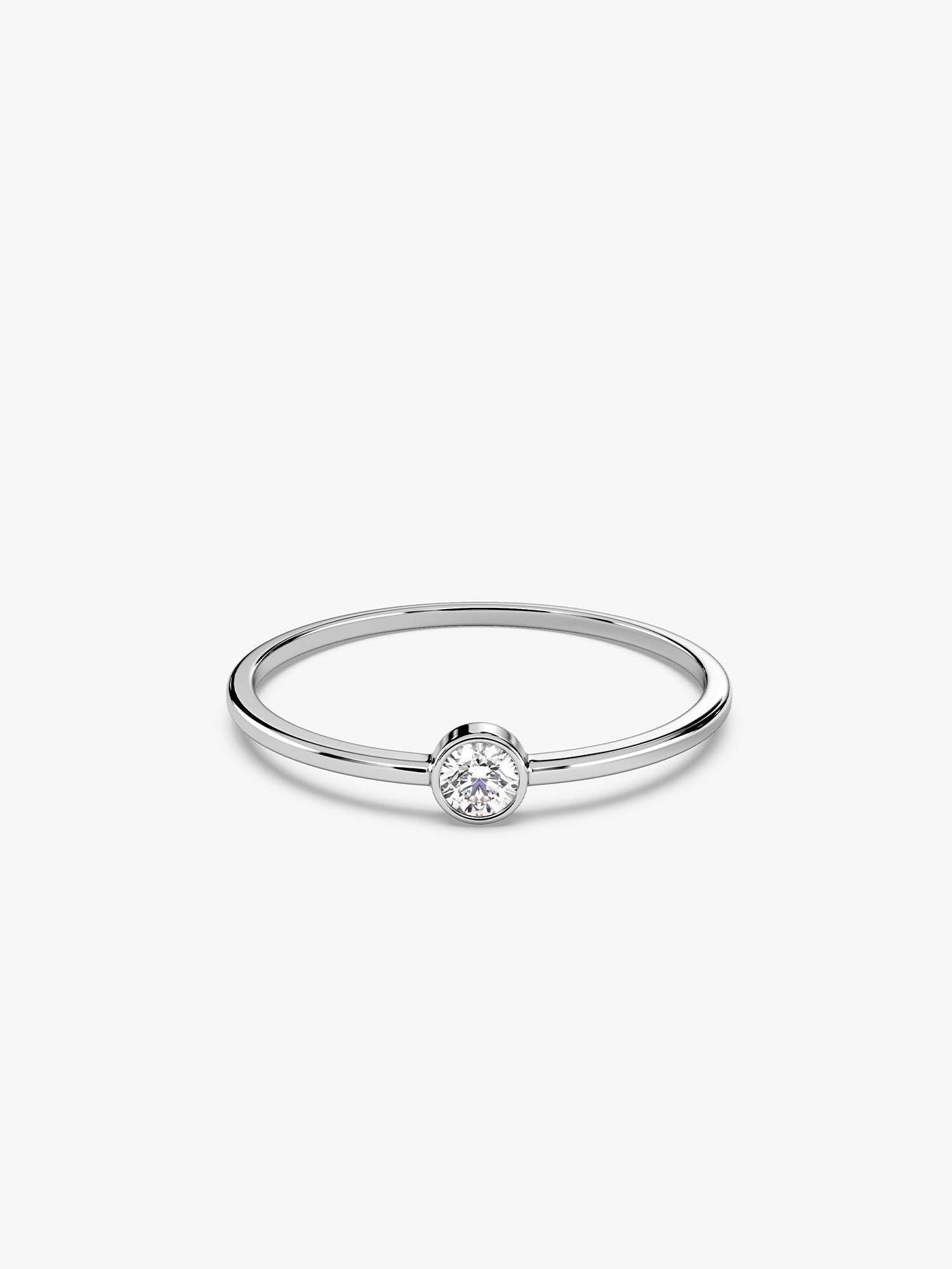Silver Zircon Queen of Venus Ring