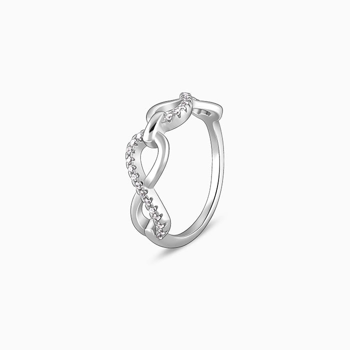 Silver Twinfinity Ring