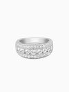 Silver Trilinear Ring
