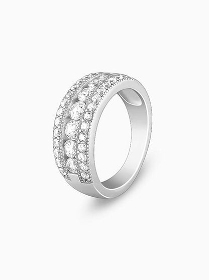 Silver Trilinear Ring