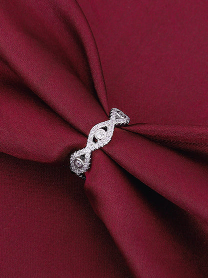 Silver Orbed Ring