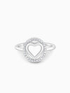 Silver Heart MOM Necklace