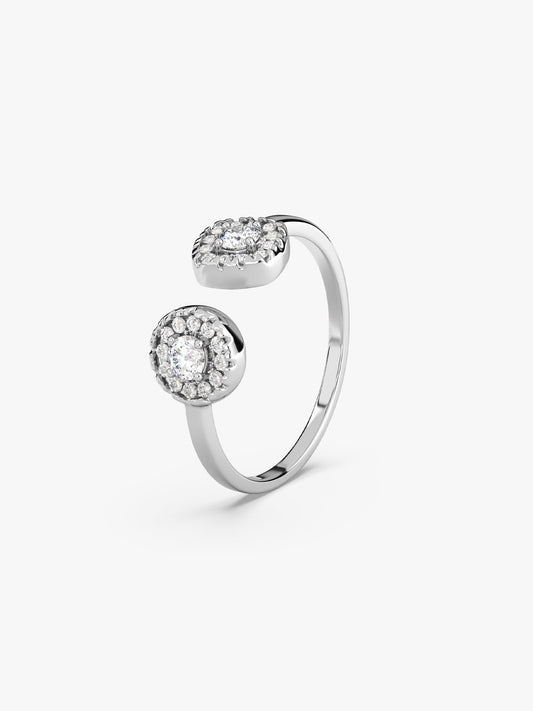 Silver Not-So-Round Ring
