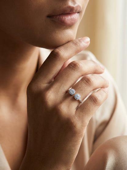 Silver Not-So-Round Ring