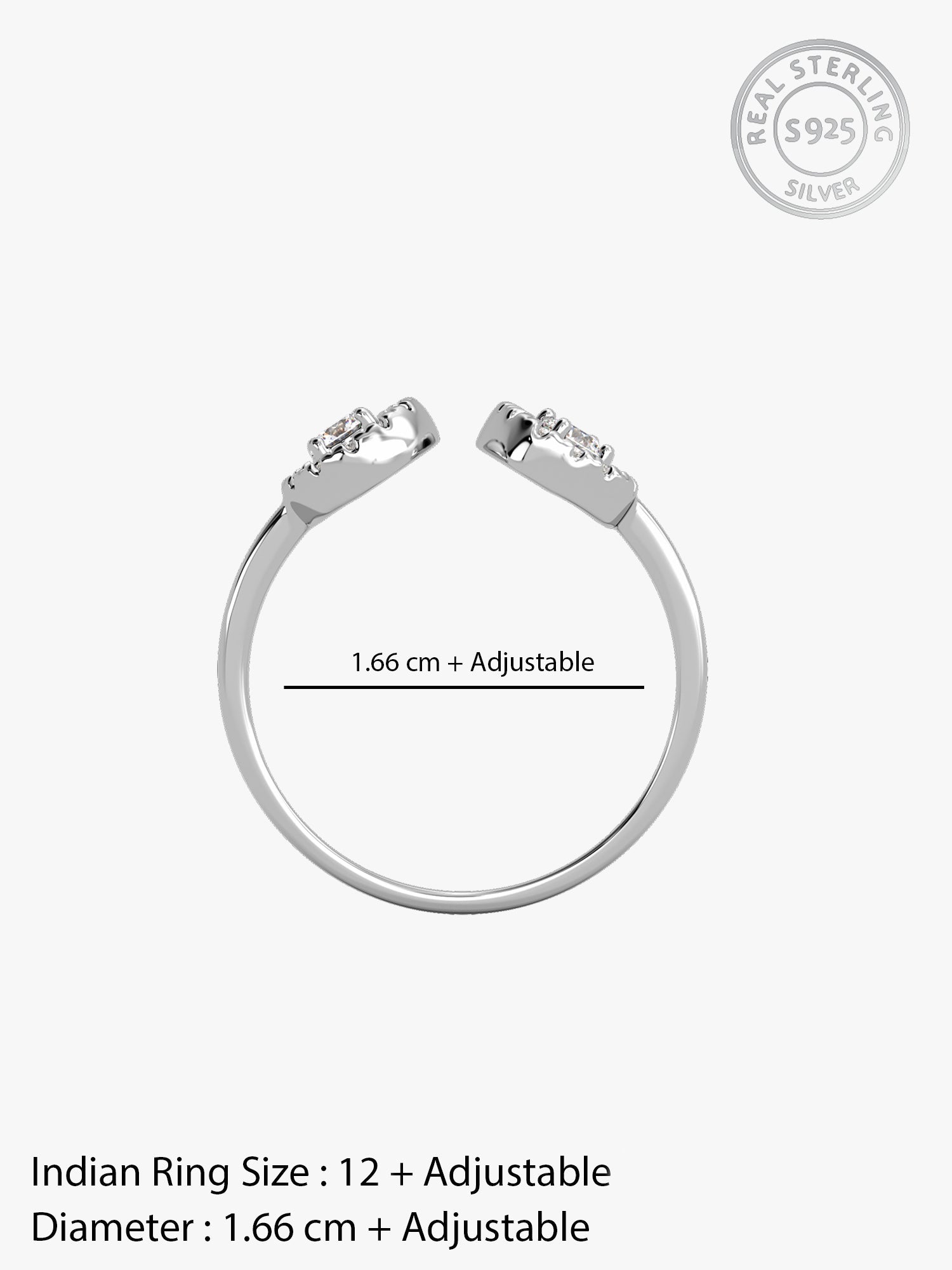 Silver Not-So-Round Ring