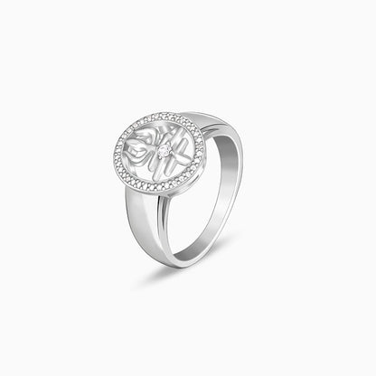 Silver Trishul Ring For Him