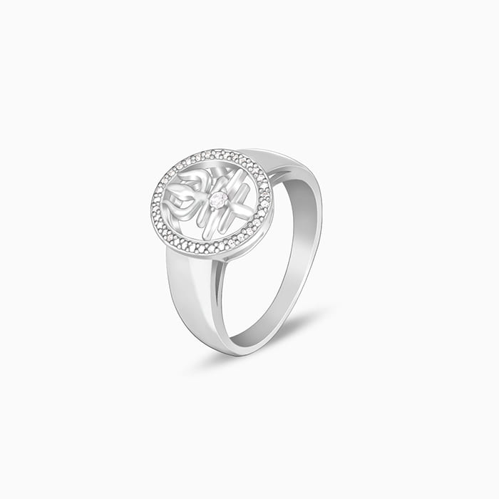 ELOISH 92.5 Sterling Silver Ring for Men and Women. 92.5% Pure Silver Ring  Rudraksh Trishul Damru Ring. : Amazon.ca: Clothing, Shoes & Accessories