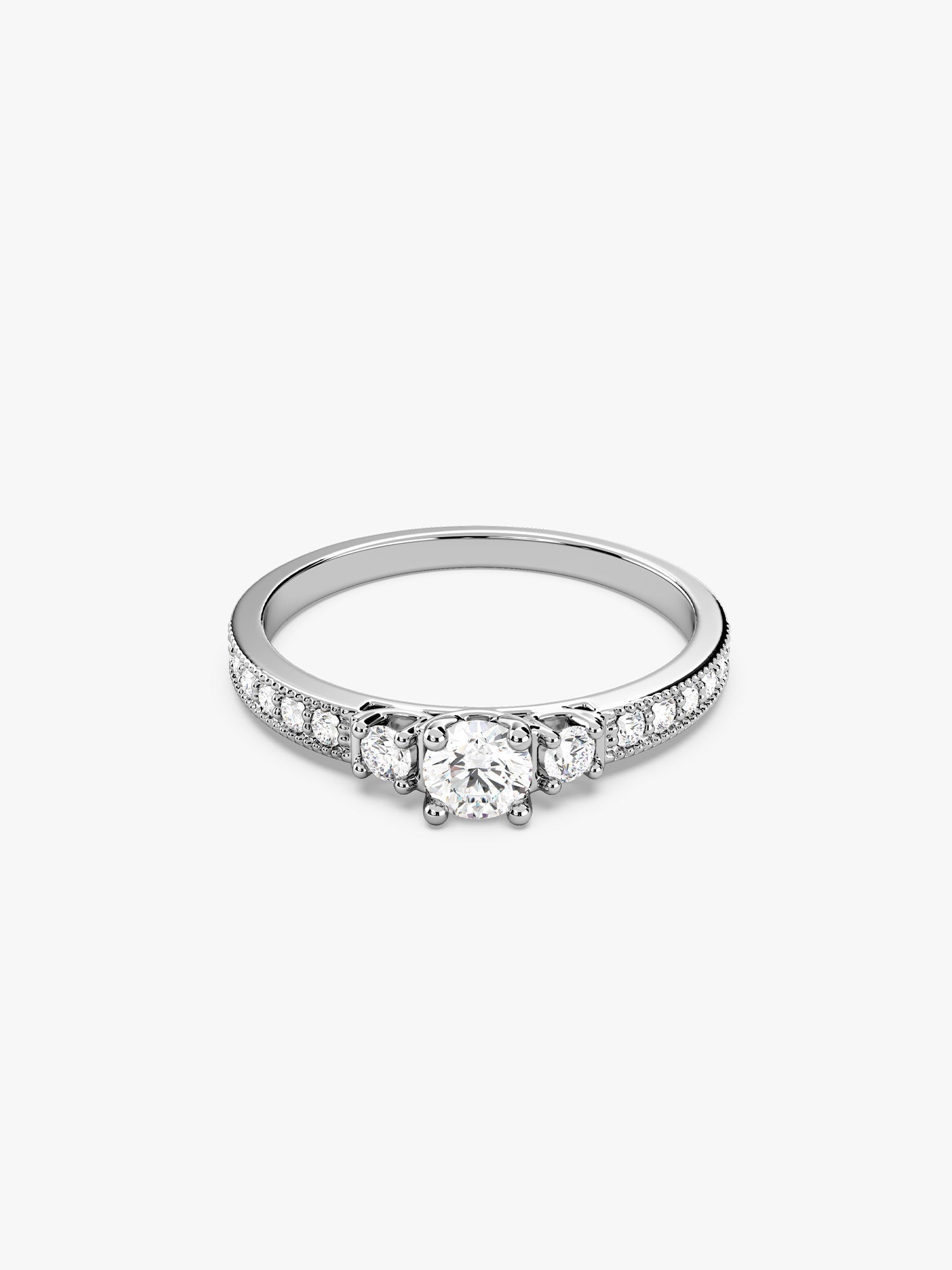 Silver Trilogy of Love Ring