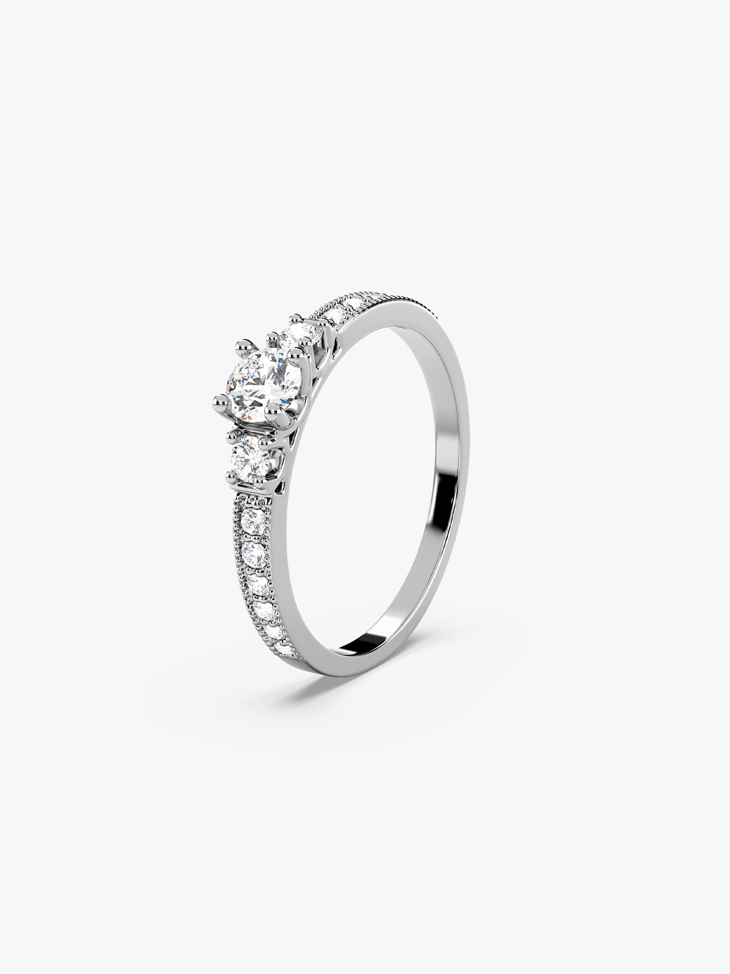 Silver Trilogy of Love Ring