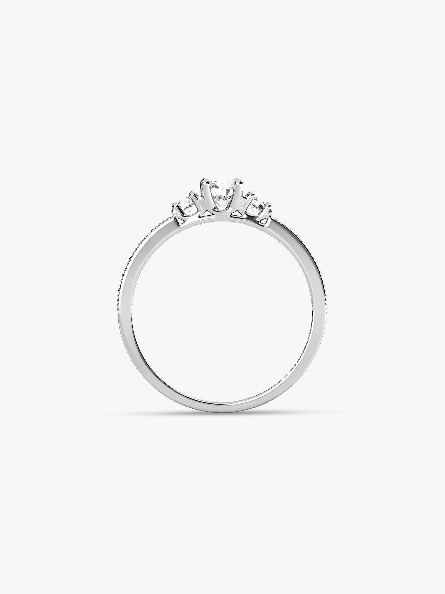 Silver Trilogy of Love Ring