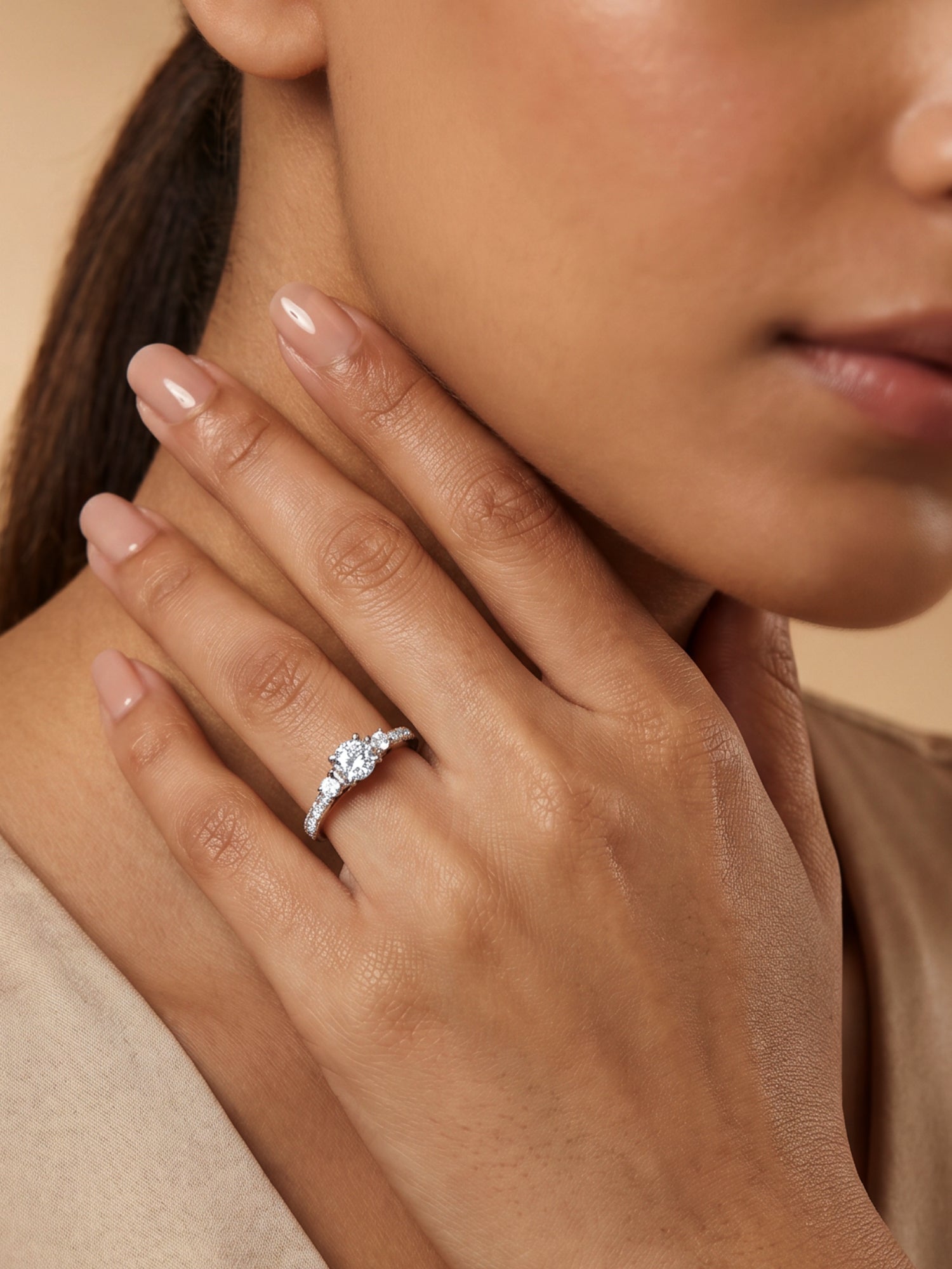 Silver Trilogy of Love Ring