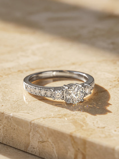 Silver Trilogy of Love Ring