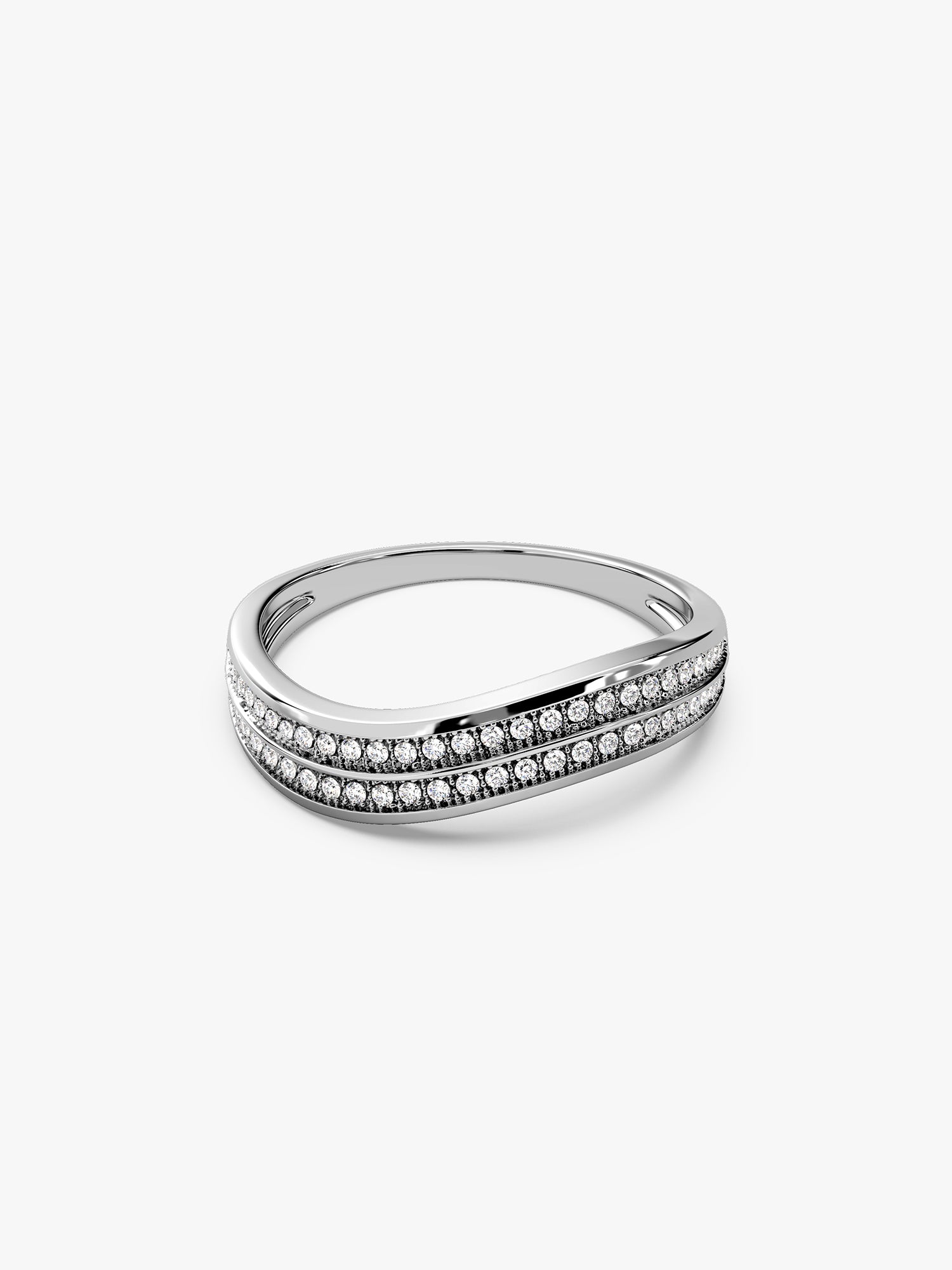 Silver Wavesome Ring