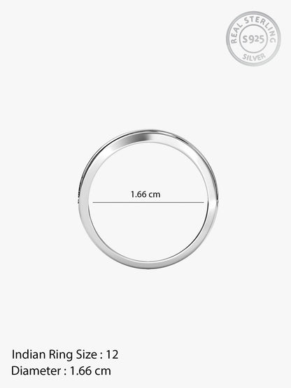 Silver Wavesome Ring