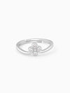 Silver Floral Muse Ring
