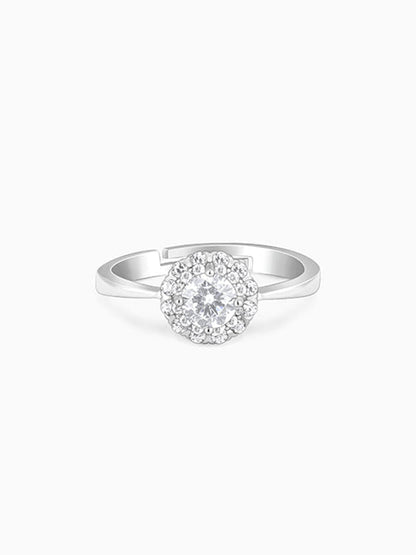 Silver Zircon Epic Glory Ring