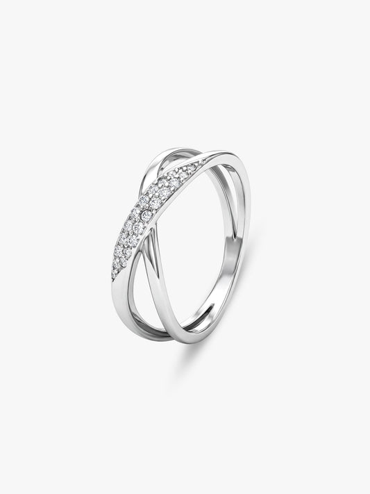 Kriti Sanon Silver Merging Orbits Ring