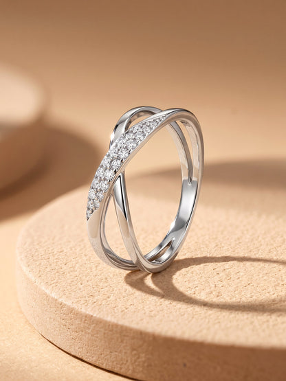 Kriti Sanon Silver Merging Orbits Ring