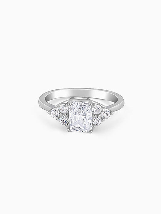 Silver Baguette Perfection Ring