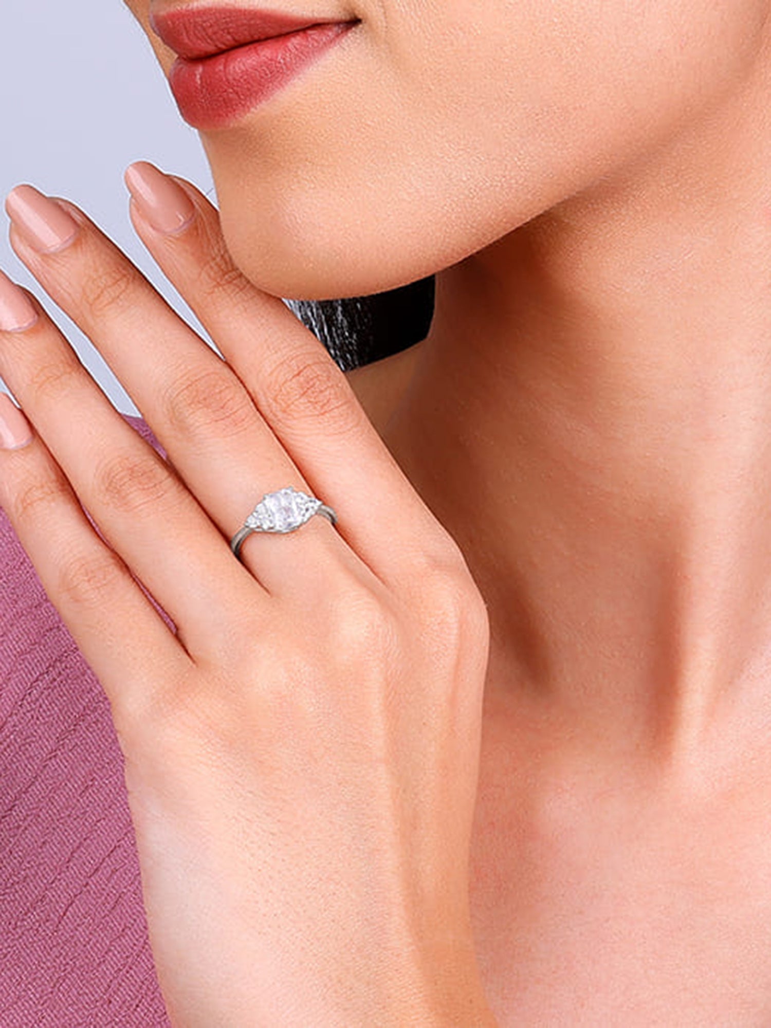 Silver Baguette Perfection Ring