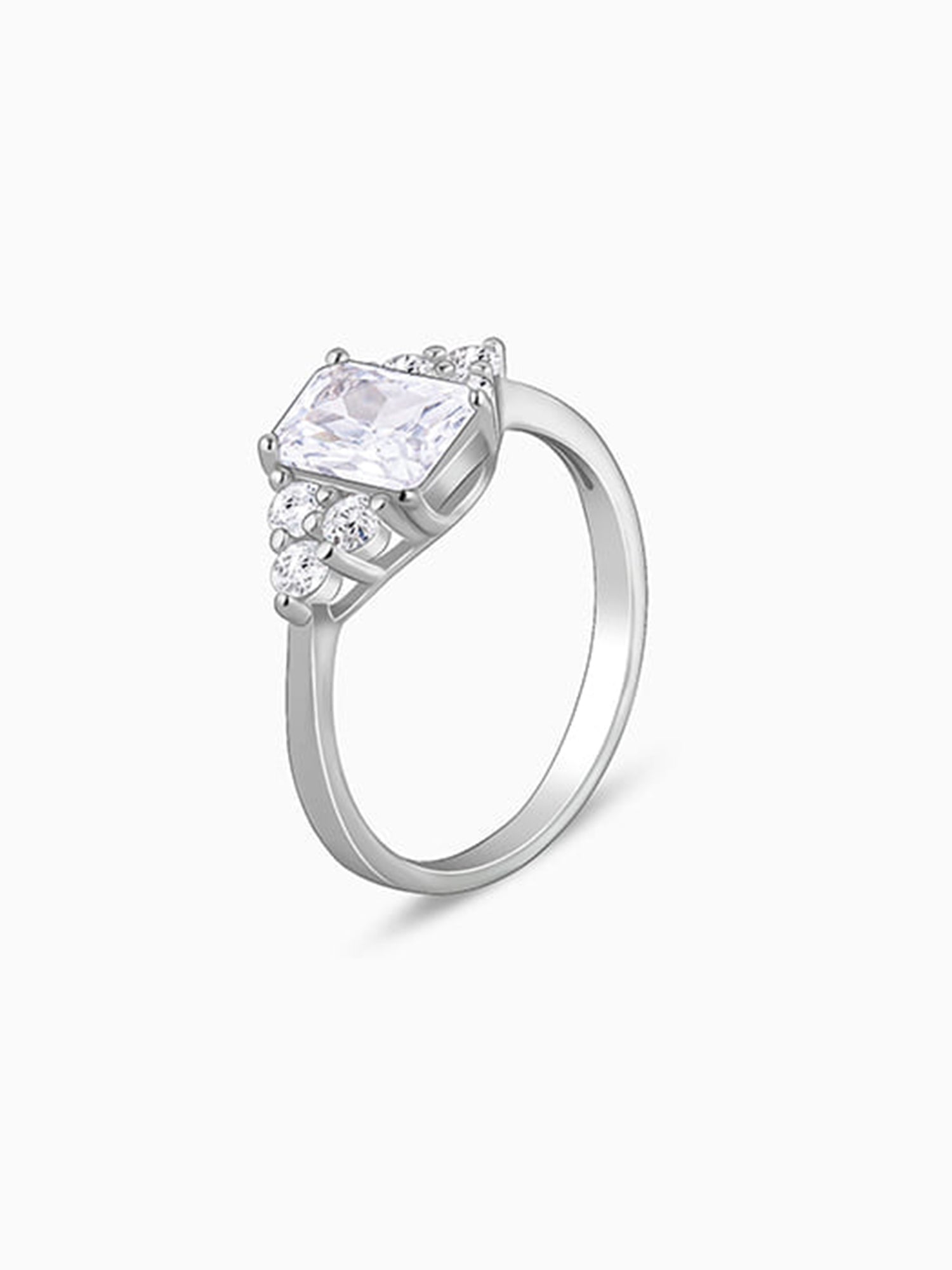 Silver Baguette Perfection Ring