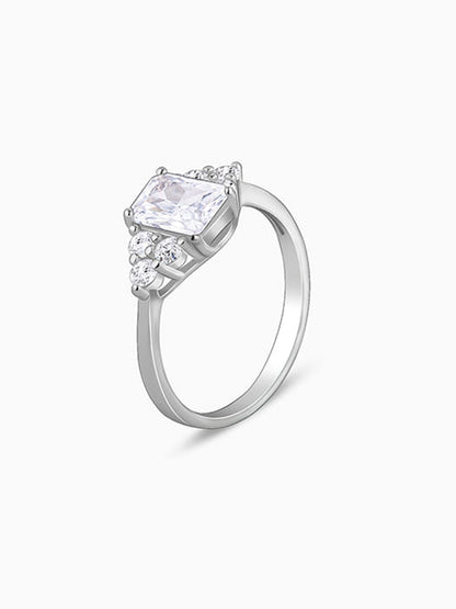 Silver Baguette Perfection Ring