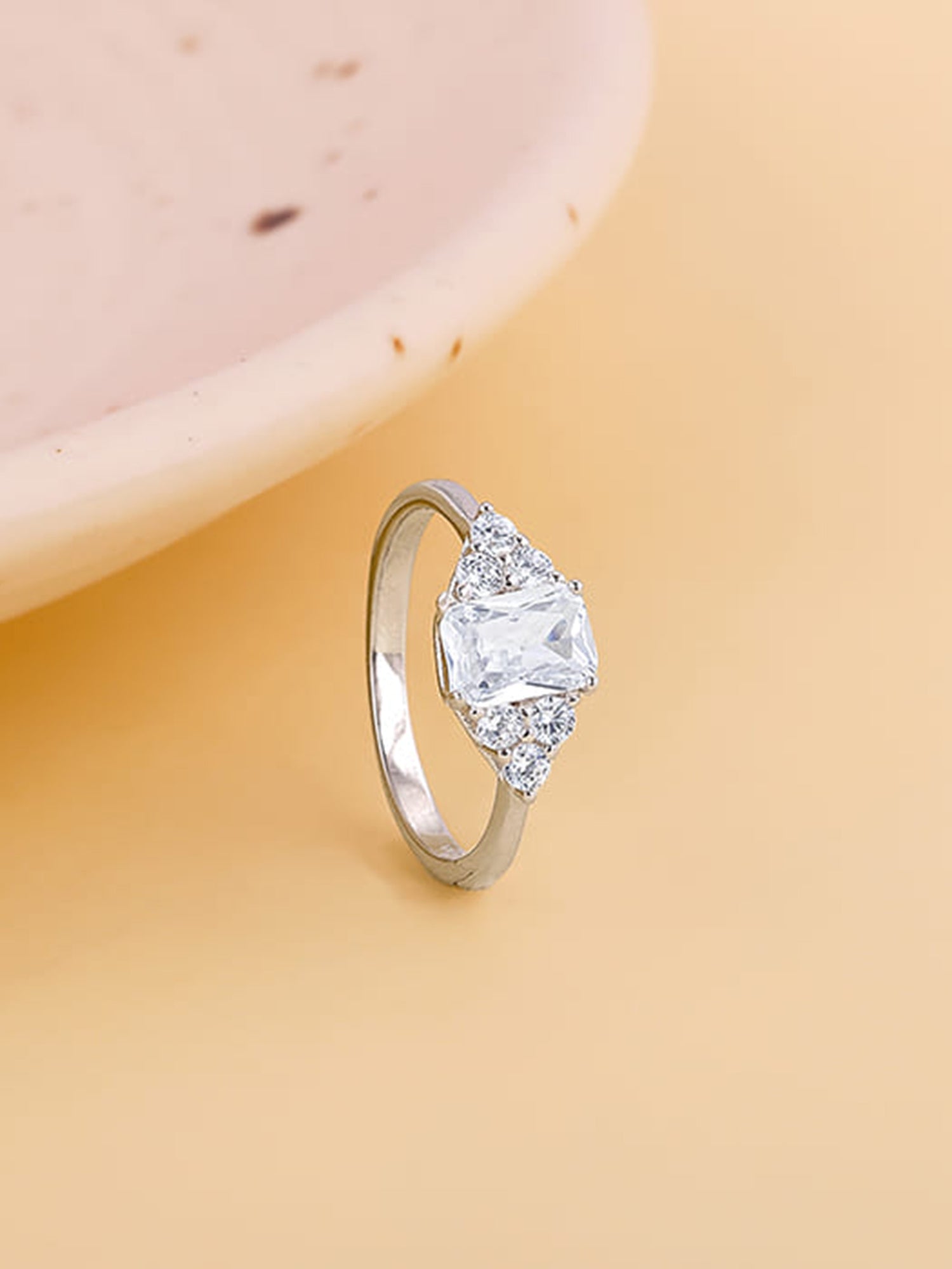 Silver Baguette Perfection Ring