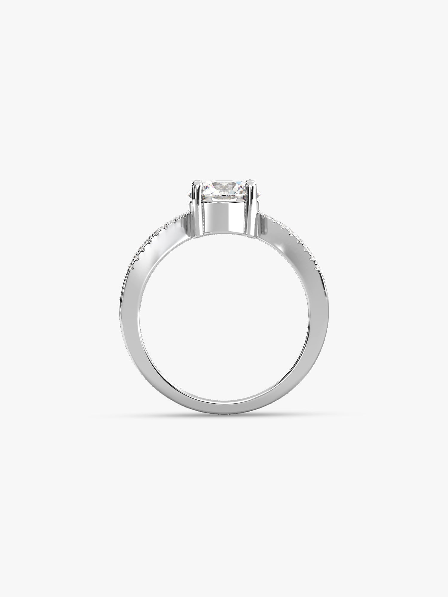 Silver Midnight Glitter Ring