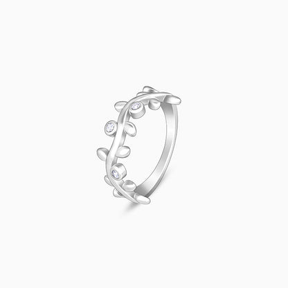 Silver Valley of Vines Ring