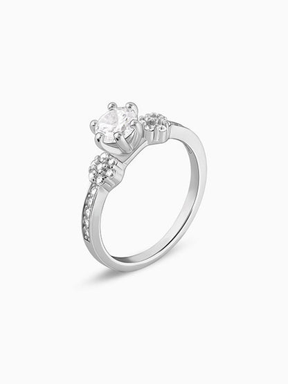Silver Tres Belle Ring