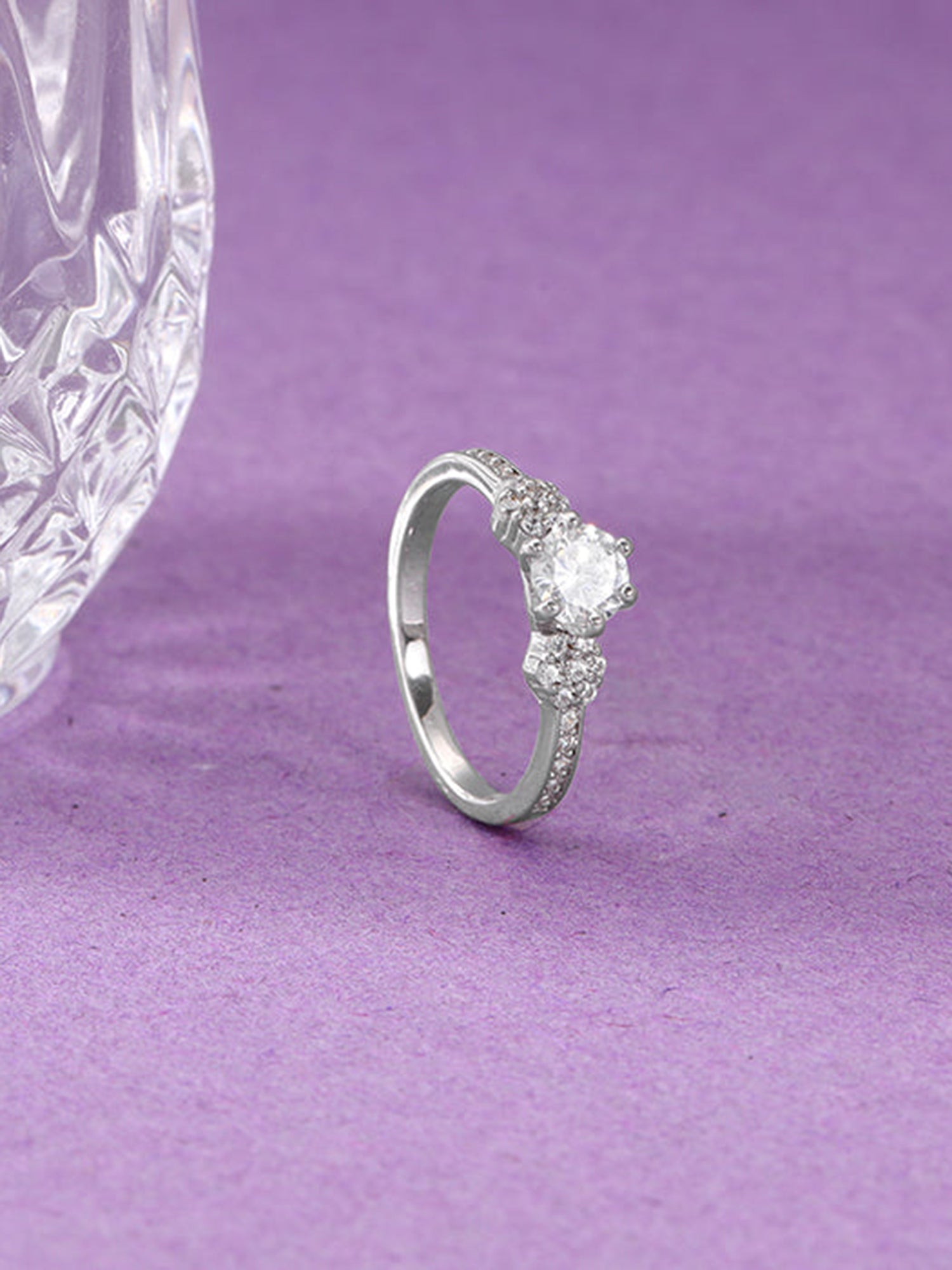 Silver Tres Belle Ring