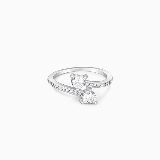 Silver Soulful Love Ring