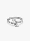 Silver Soulful Love Ring