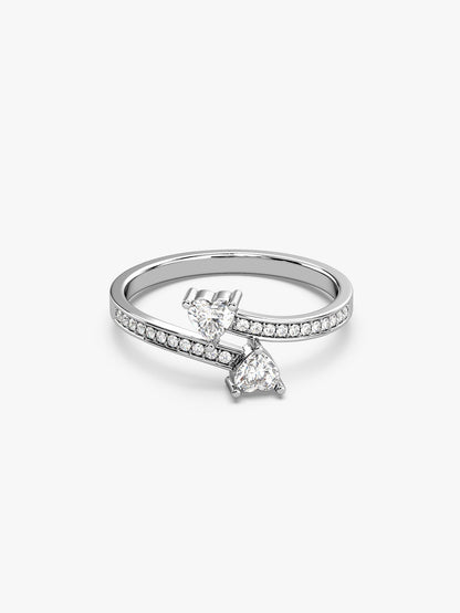 Silver Soulful Love Ring