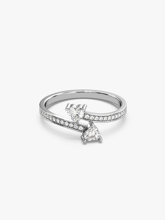 Silver Soulful Love Ring