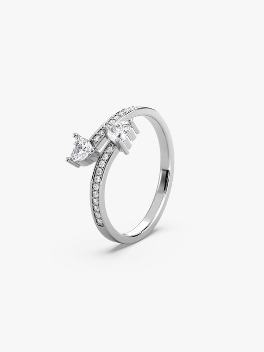 Silver Soulful Love Ring