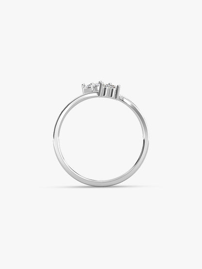 Silver Soulful Love Ring