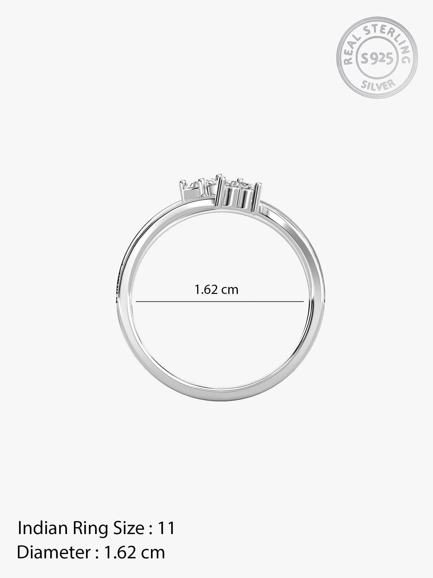 Silver Soulful Love Ring