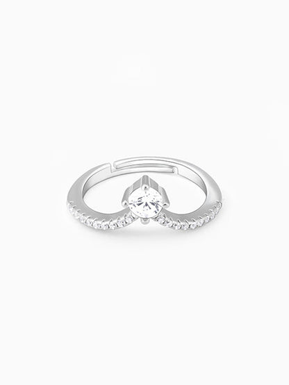 Silver Groovy Vanki Ring