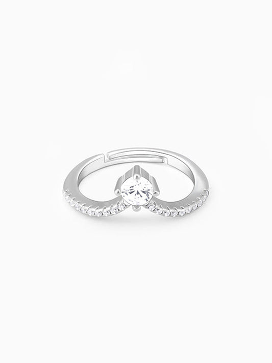 Silver Groovy Vanki Ring