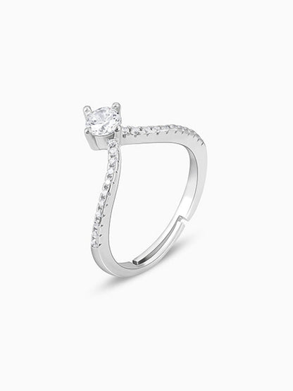Silver Groovy Vanki Ring