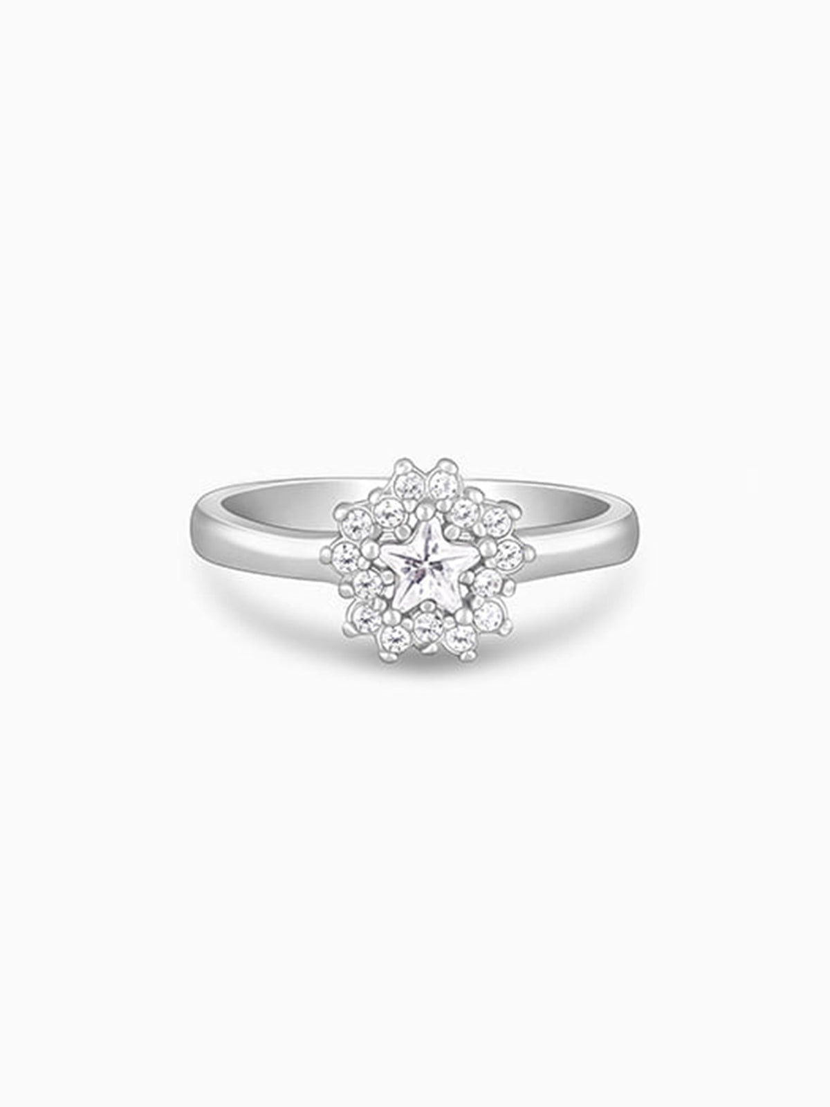 Silver Star Wrap Ring