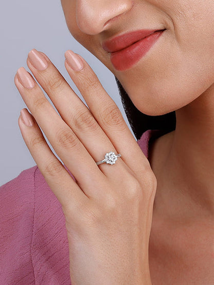 Silver Star Wrap Ring