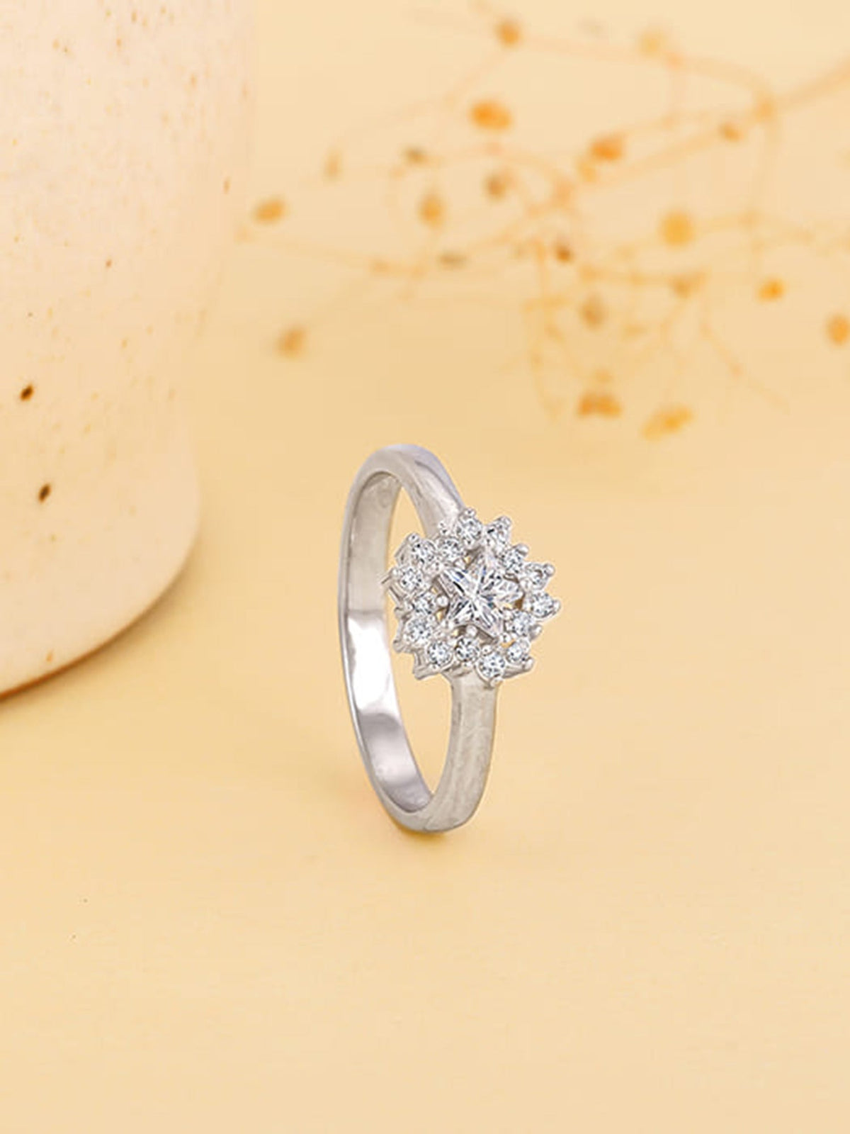 Silver Star Wrap Ring