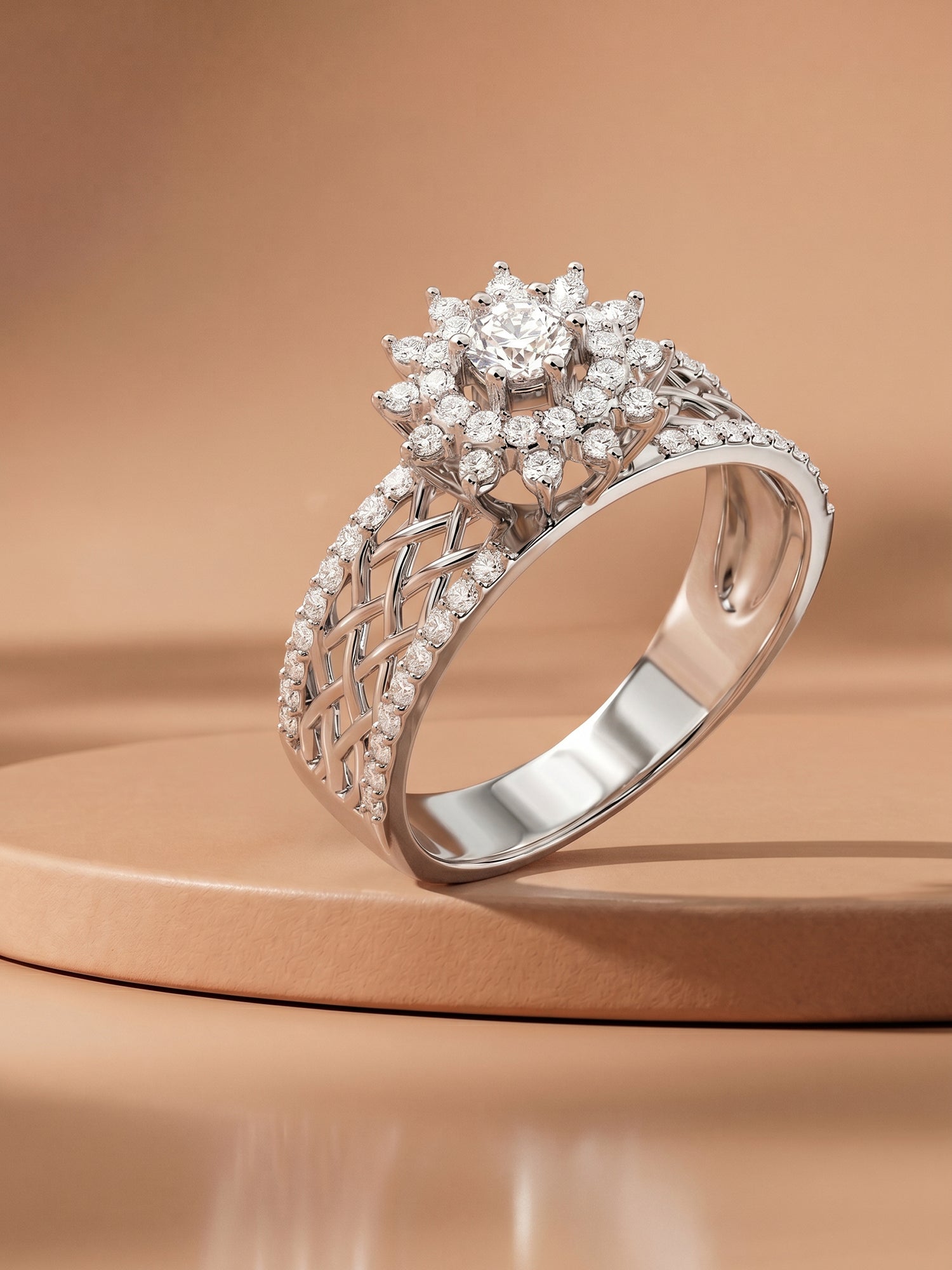 Silver Filigree Florid Ring